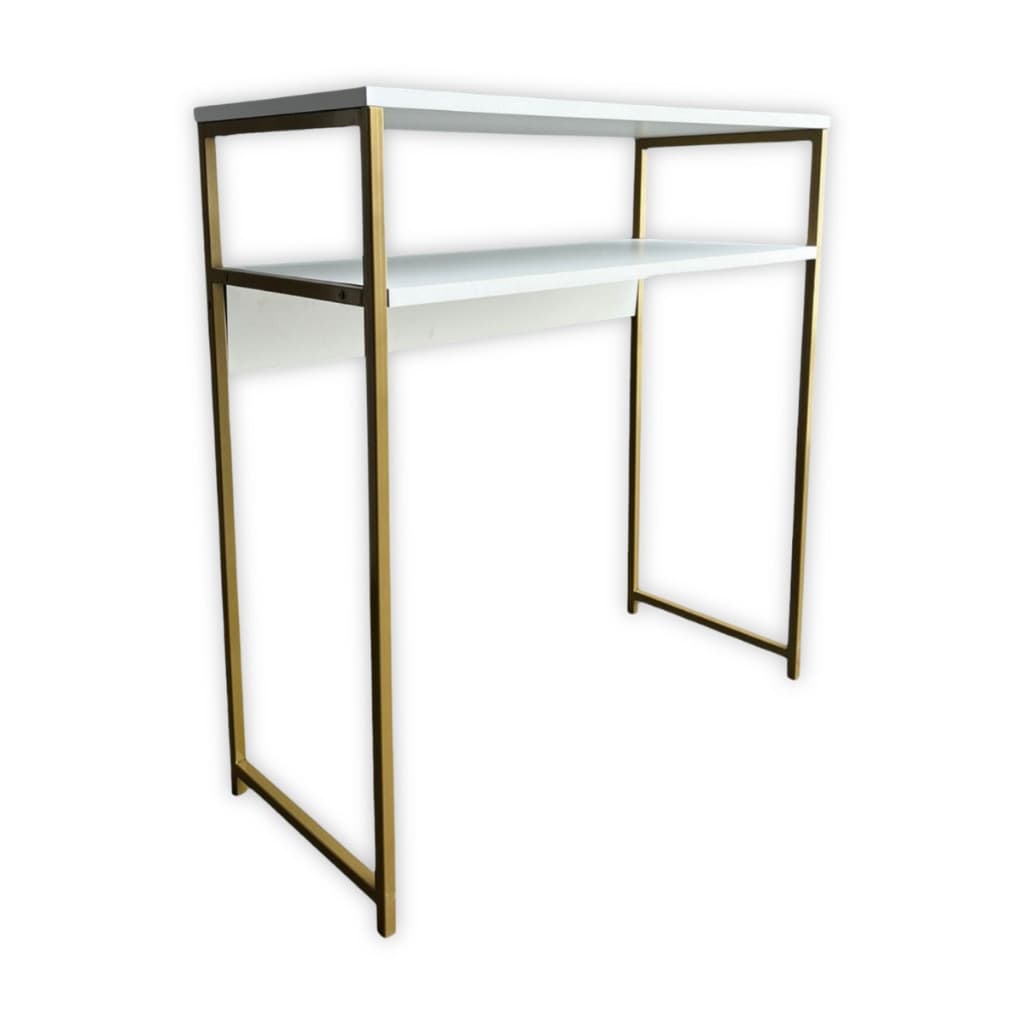 Mesa de Manicure Industrial – Tampo MDF + Estrutura em Ferro Reforçado