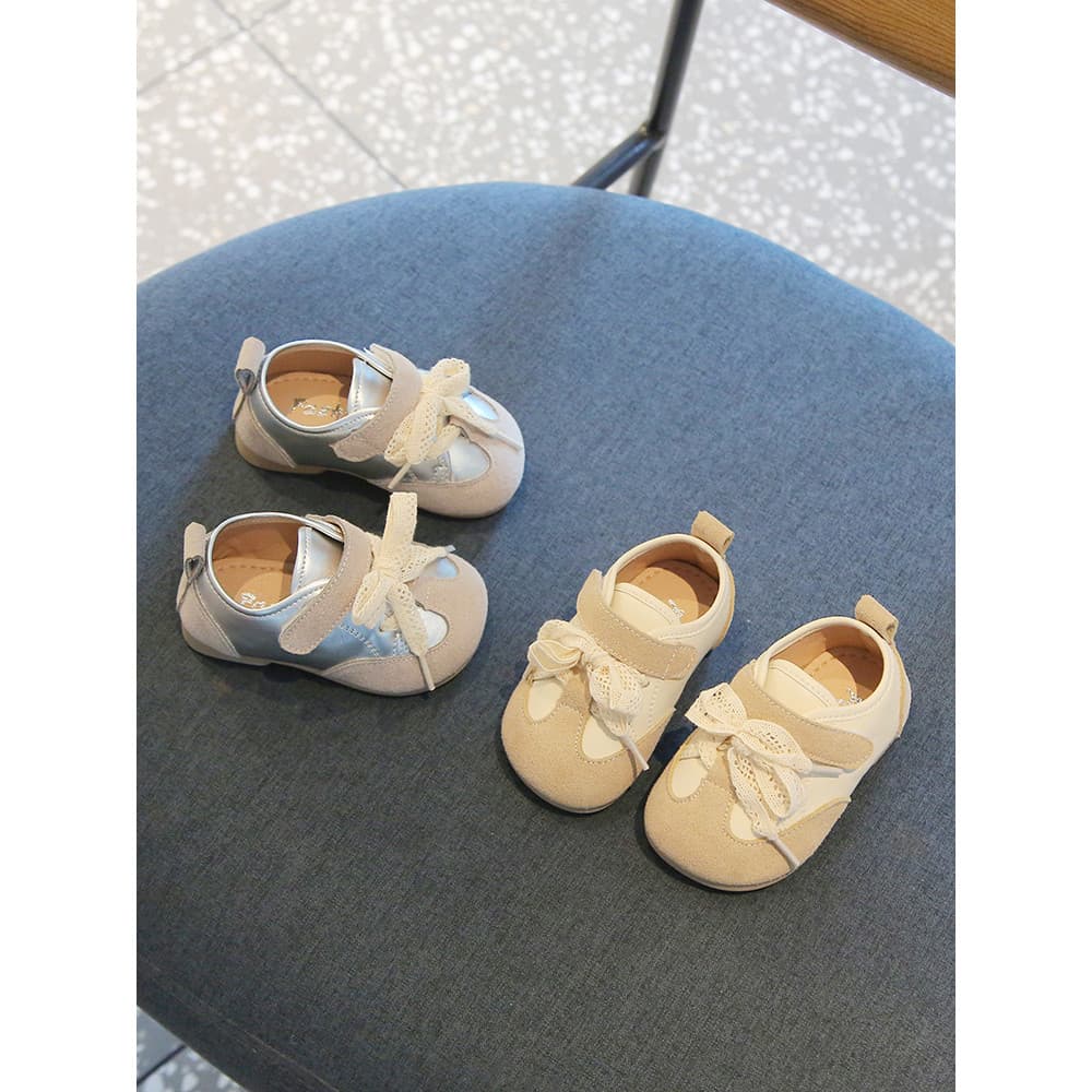 Primavera outono novo estilo meninas sapatos de treinamento alemão esportes sapatos casuais do bebê da criança Anti-desl