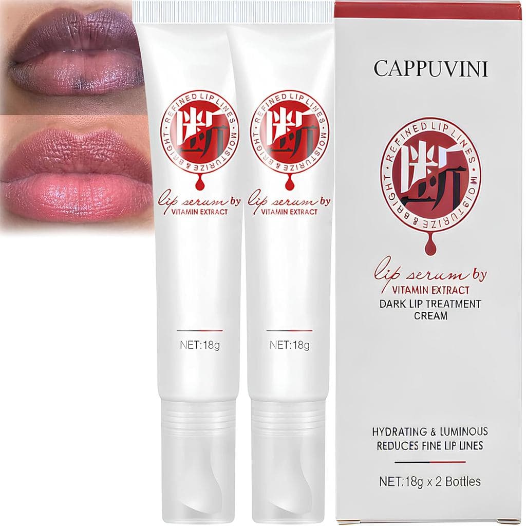 Sérum Labial Jinshane com Extrato de Vitaminas, Clareador Labial para Lábios Escuros, Bálsamo Labial para Tratamento de