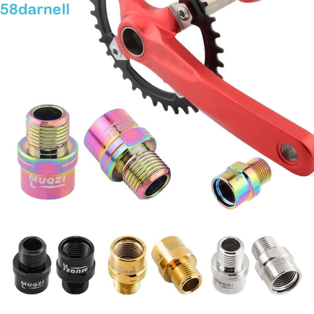 DARNELL 1 Par Extensor De Pedal , Extensores De Eixo De Bicicleta De Liga De 16 Mm , Parafusos De Extensão 9/16