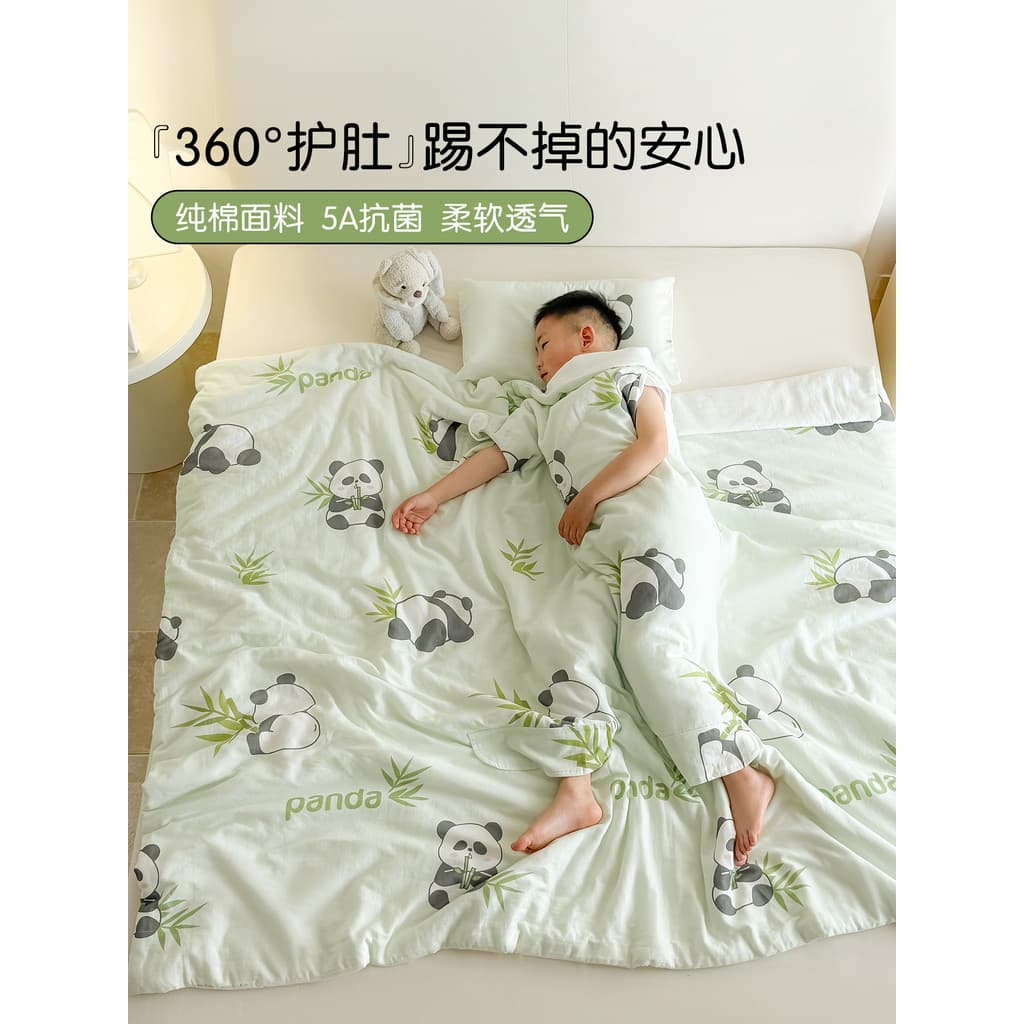 Colcha Anti-chute infantil de algodão puro, ferramenta útil, primavera, outono, estilo fino, verão, ar condicionado fres