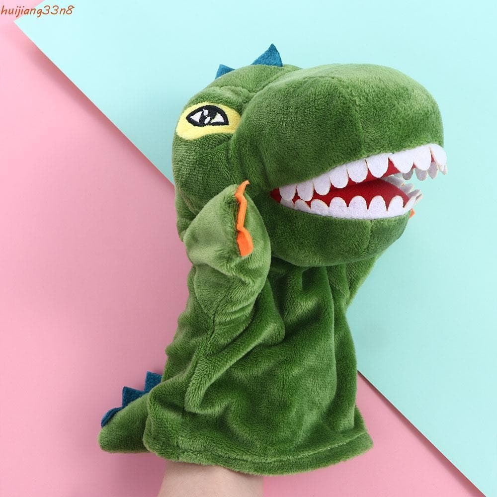 HUIJIANG Animal Fantoche Brinquedo Macio Para Crianças Brinquedos De Pelúcia Dinossauro Panda Mão Dedo