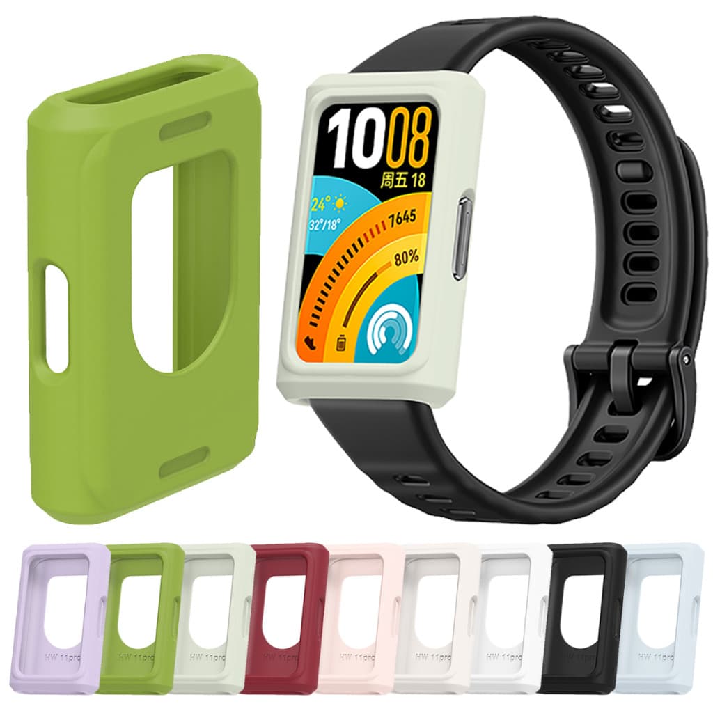 Capa Macia De Silicone Para Huawei Band 11 11Pro TPU , Esportiva De Substituição , Cores , Acessório De Concha Oca