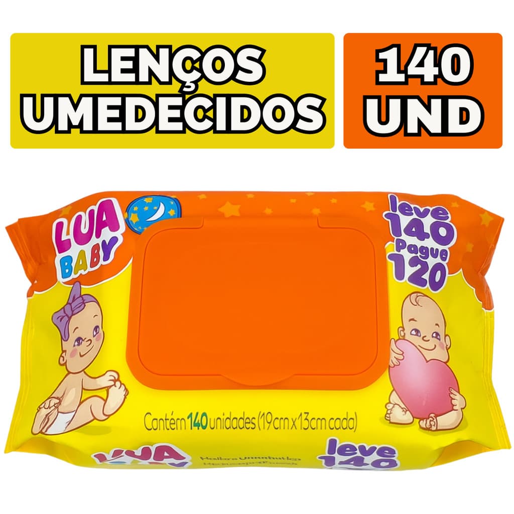 Lenço Umedecido Cotton Bom Premium Promoção 140 Folhas Toalhas Umedecidas Lencinho Bebê e Adulto