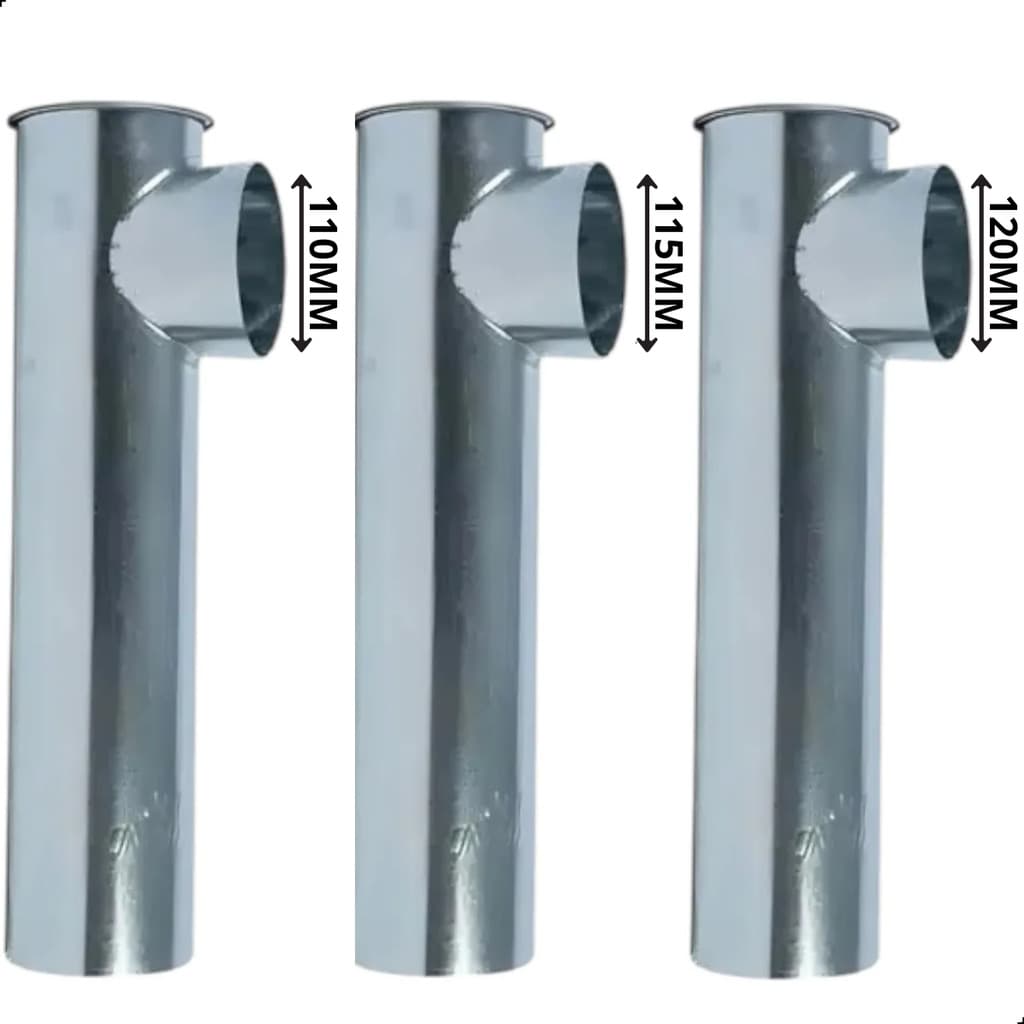 Joelho Galvanizado Chaminé Para Fogão A Lenha 110 115 E 120