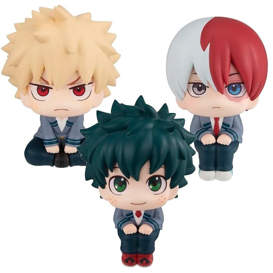 10cm Boku no Hero Academia Anime Figura Midoriya Izuku De Acessório Bakugo Katsuki/Toroki Shoto Estátua Brinquedos