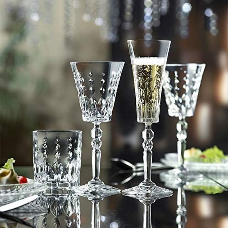 Cálice Barski-Copo De Vinho Branco Água-Copos Com Haste-Conjunto De 6 Taças-7 Onças . Lindamente Projetado Feito Na Euro