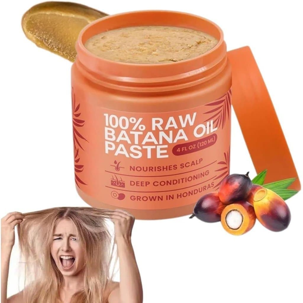 Óleo de Batana para crescimento capilar, creme de óleo de Batana 100% puro, óleo para crescimento capilar - reduz a qued
