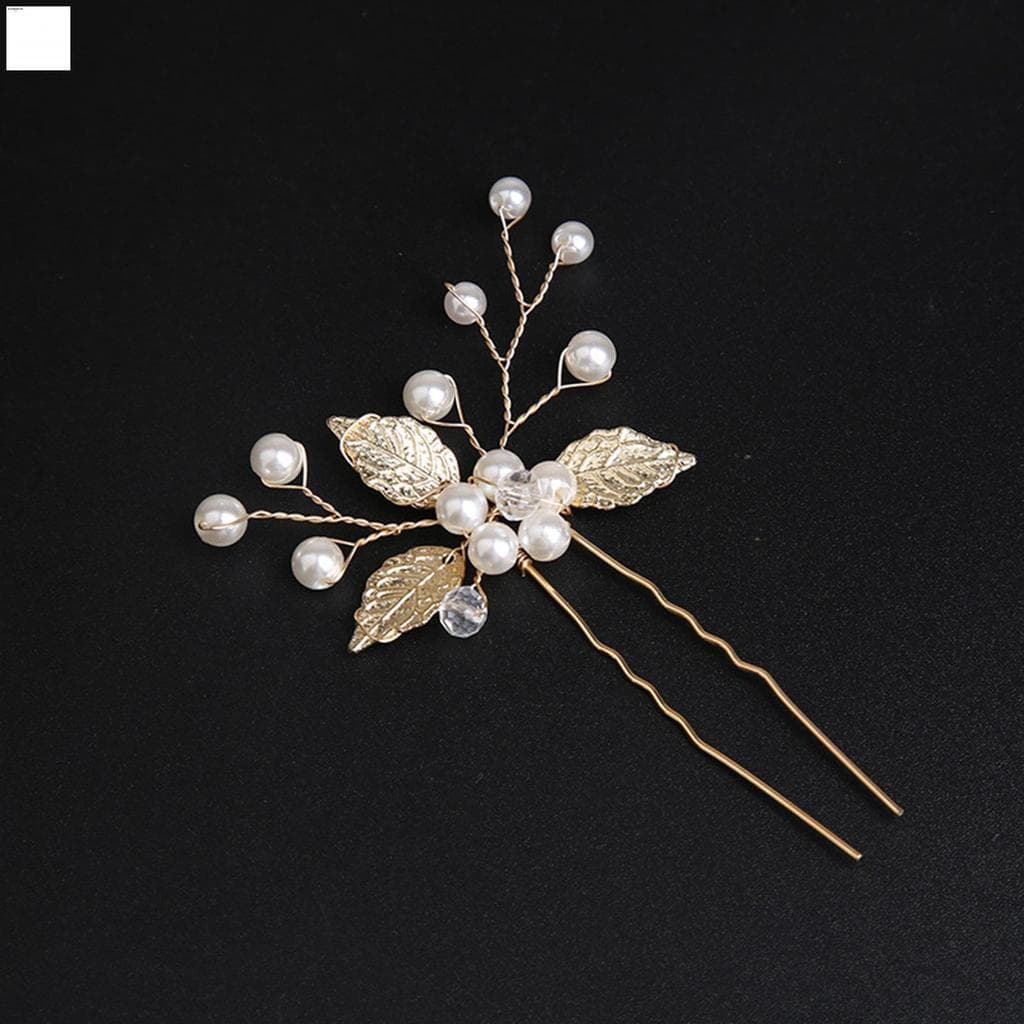Pauzinhos De Cabelo De Flor De Pérola Artificial Artesanal Acessórios Casamento Para Mulher Penteado Fazendo Headwear
