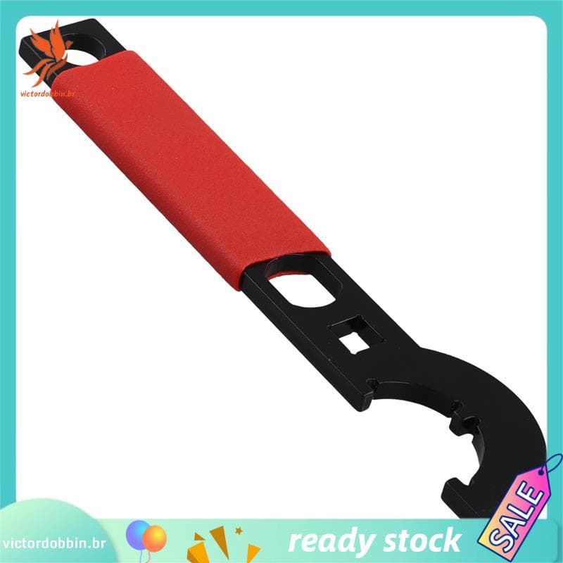 [victordobbin.br] Ferramenta De Chave De Porca Salva-Vidas De Aço Carbono Vermelho Para Reparos De Emergência