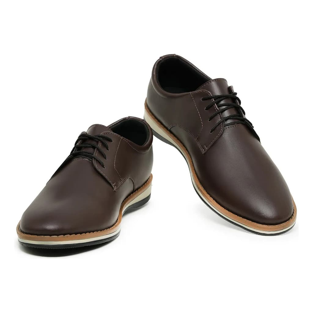 Sapato Casual Masculino De Amarrar Confortável Esporte Fino