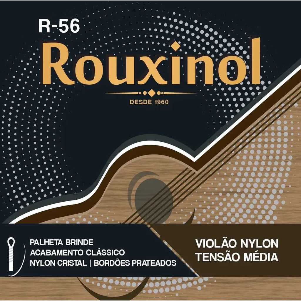 ENCORDOAMENTO ROUXINOL VIOLAO NYLON CRISTAL R56 TENSAO MEDIA