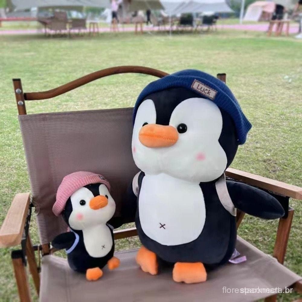 Brinquedo De Pelúcia De Pinguim KCOV , Travesseiro Macio Desenho Animado , Bonecos Hugggable De Animal De Simulação