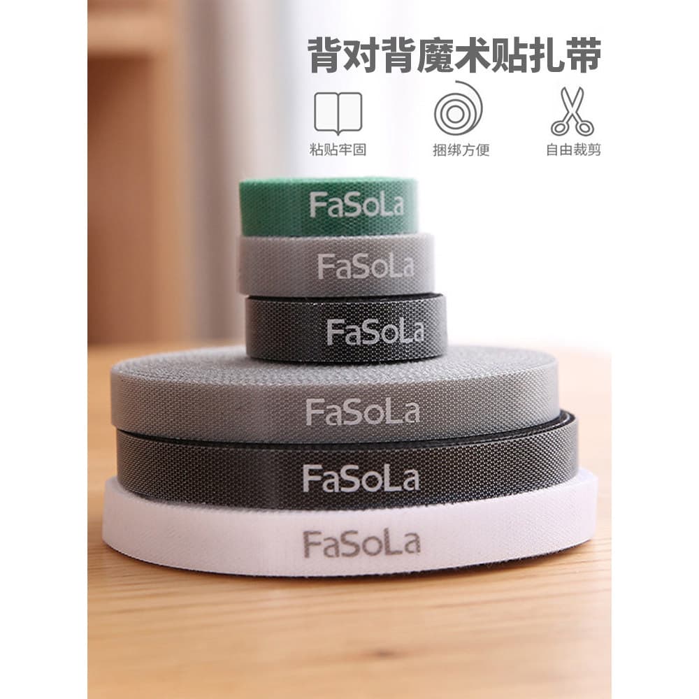 Abraçadeiras de Velcro de volta para trás, abraçadeiras autoadesivas, fita de gerenciamento de cabos de fio, abraçadeira
