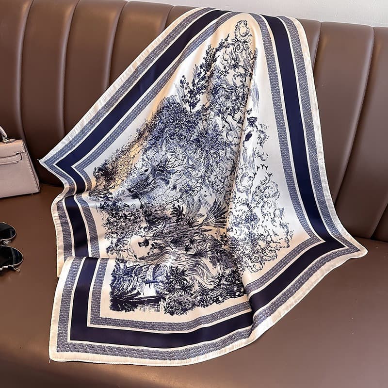 70 * 70cm Moda Lenço De Pescoço Para Mulheres Pequeno Xale Seda Cetim Lenços De Cabelo Feminino Quadrado Bandana Cabeça