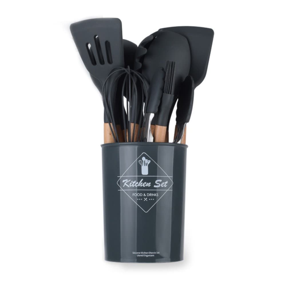 Espátula de cozinha doméstica Espátula de fritura Colher de arroz Utensílios de cozinha resistentes a altas temperaturas