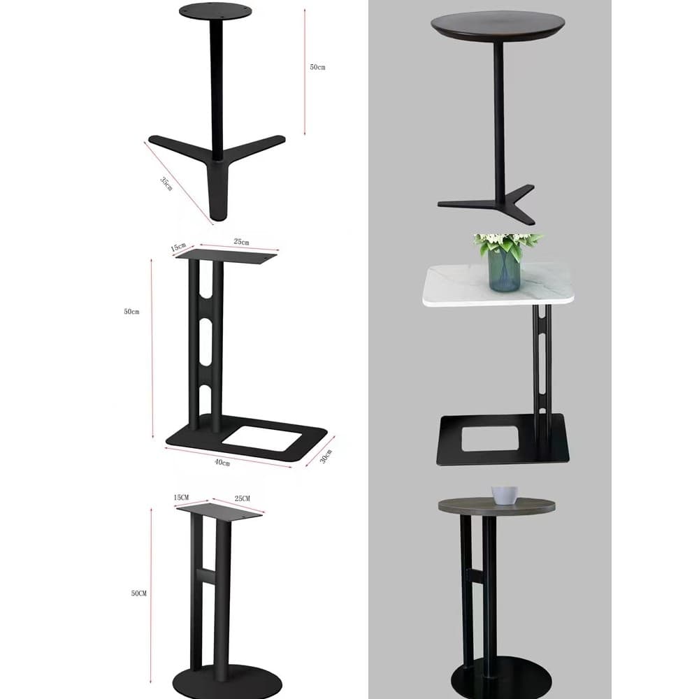 Pequena mesa de ardósia perna mesa de chá vidro simples pedra quartzo suporte canto madeira maciça luz luxo lado pé supo