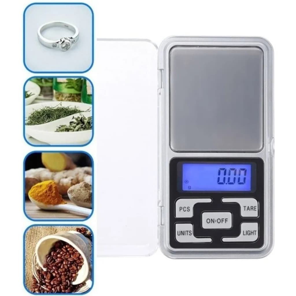 Balanca De Bolso Ouro Digital Alta Precisao 0,5G Ate 500G