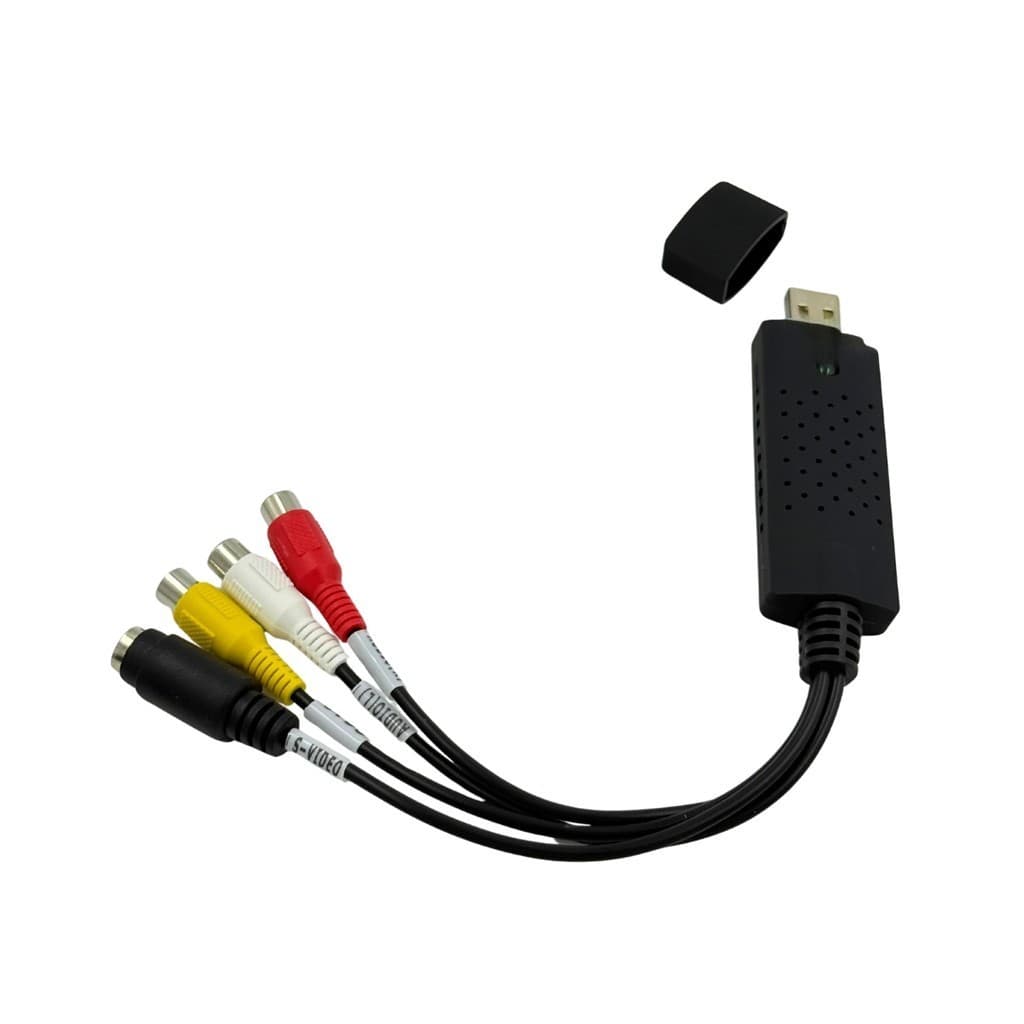 Conversor De Adaptador De Cabo USB 2.0 Para RCA Placa De Captura De Áudio E Vídeo TV DVD VHS