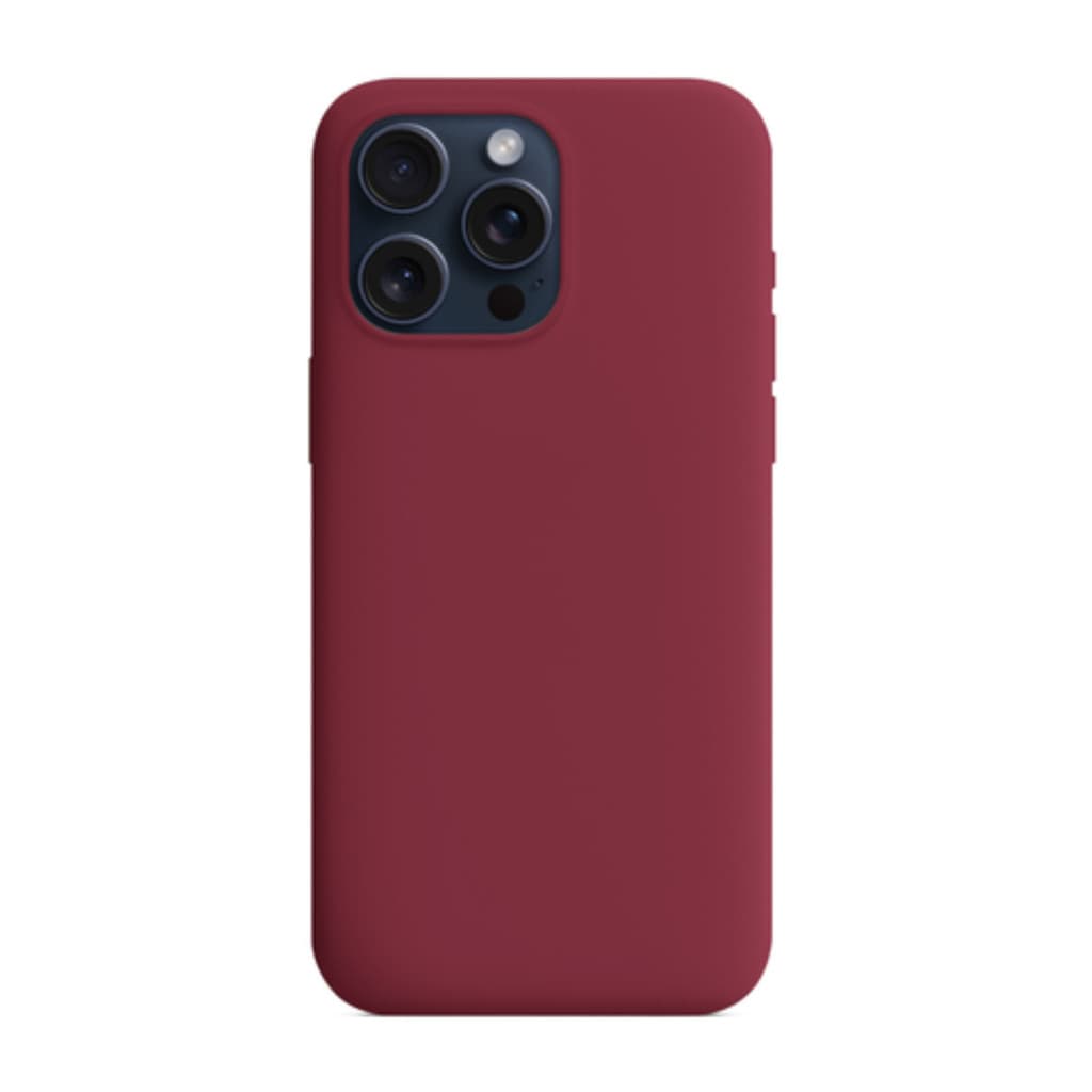 Capa Capinha Para iPhone 16 Pro Max Vinho Aveludada