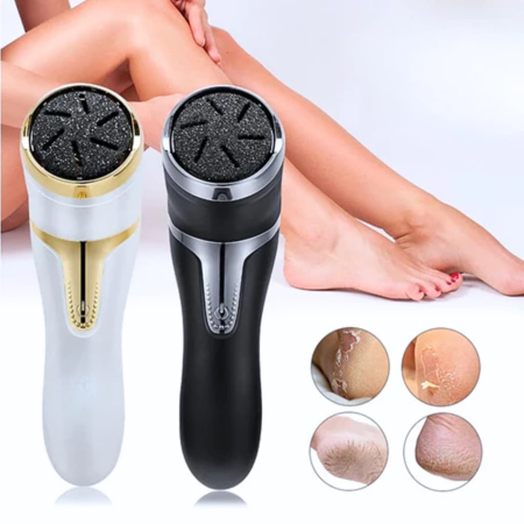Esfoliador Elétrico Portátil para Pés Pedicure Remoção de Calos e Pele Morta