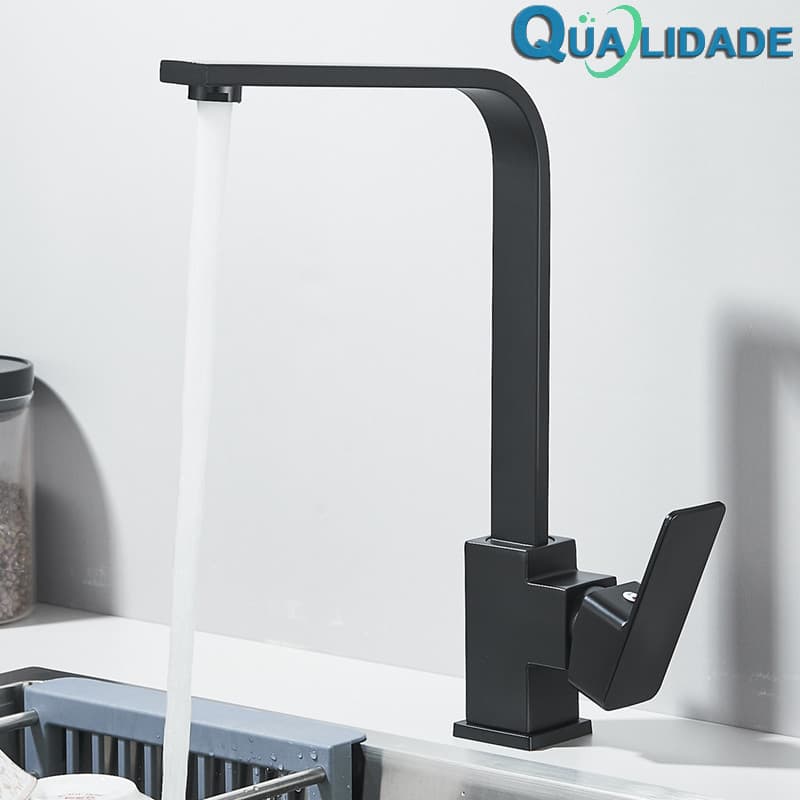 Cozinha Quadrada/Banheiro De Aço Inoxidável 304 Água Quente E Fria