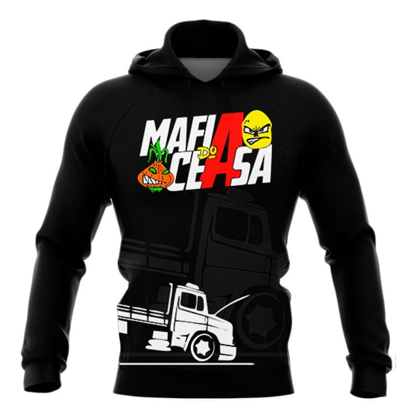 Blusa Moletom Caminhoneiro Rota 262 Mafia Do Ceasa