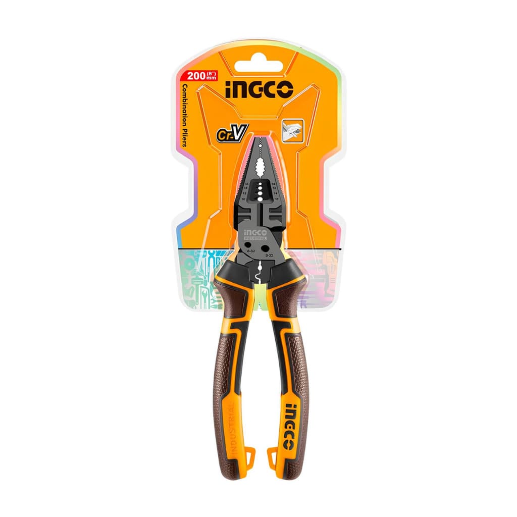 ALICATE INGCO PRO 8 EM 1 MULTIFUNÇÃO 8" HMFCP28200 200MM
