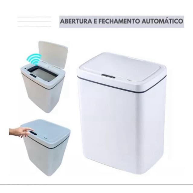 Lelong lixeira inteligente 16L sensor automático