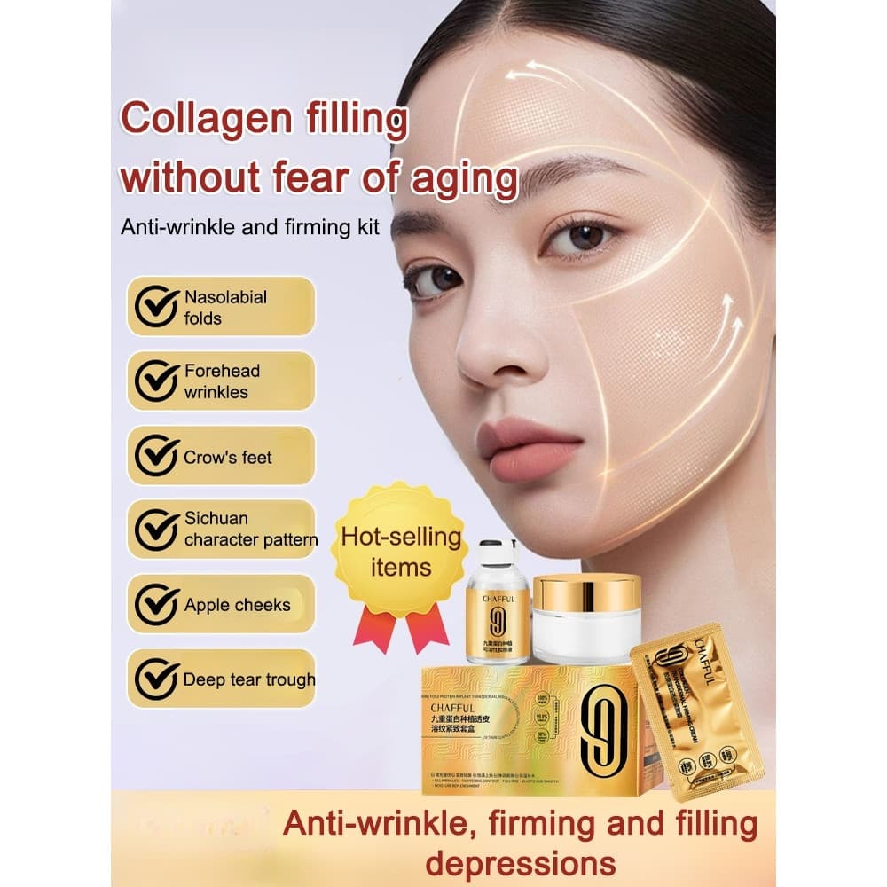 Conjunto Reafirmante Antirrugas Hidratante Para Salão De Beleza