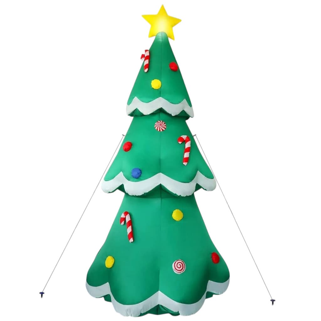 Arvore de Natal Inflavel Grande Natalina Decoraçao Shopping Loja Comercio Casa Hall Entrada Fim de Ano Evento Festa