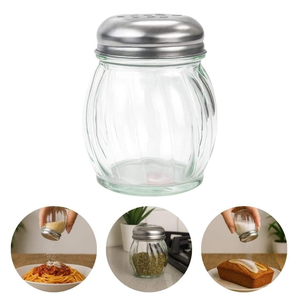 Porta Queijo Ralado Dispenser Óregano Tempero Betty Crocker