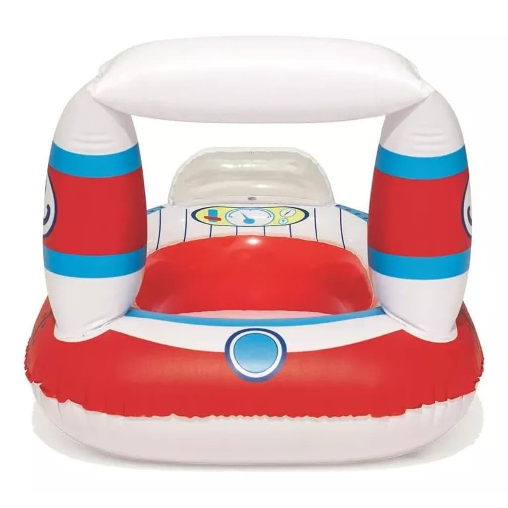 Boia Inflável Barco 104x99cm BST-032- Branco/Colorido