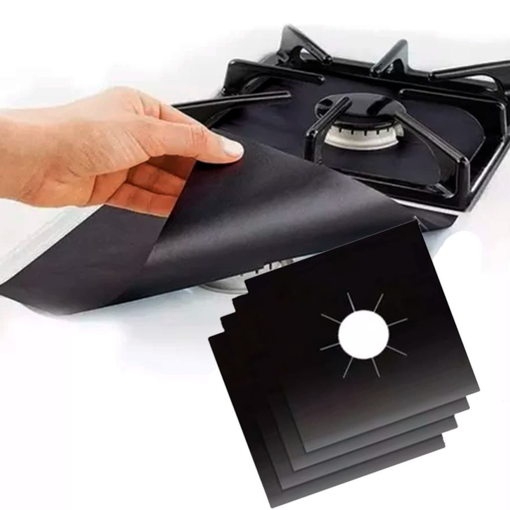 Kit 4 Protetores Fogão Reutilizável lavaveis cozinha