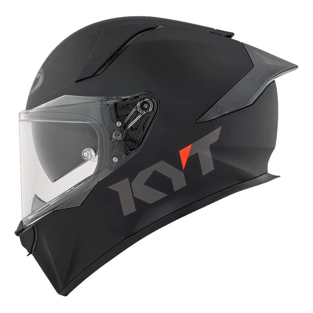 Capacete Fechado KYT R2R Plain Preto Fosco Solido Com Óculos Interno
