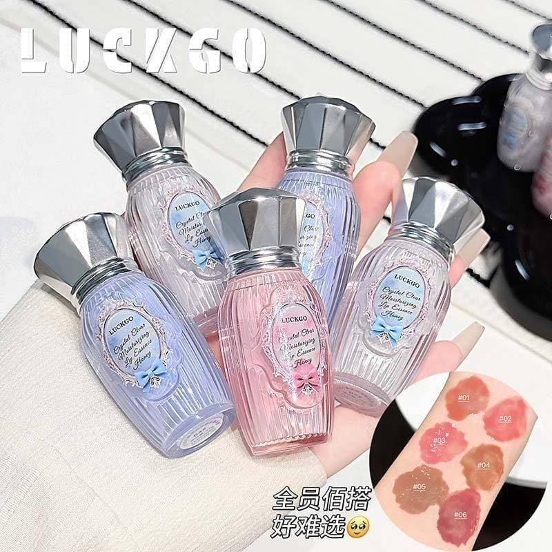 Essência genuína água brilho labial brilho labial água brilhante brilho labial batom tom diário cinza rosa tudo-