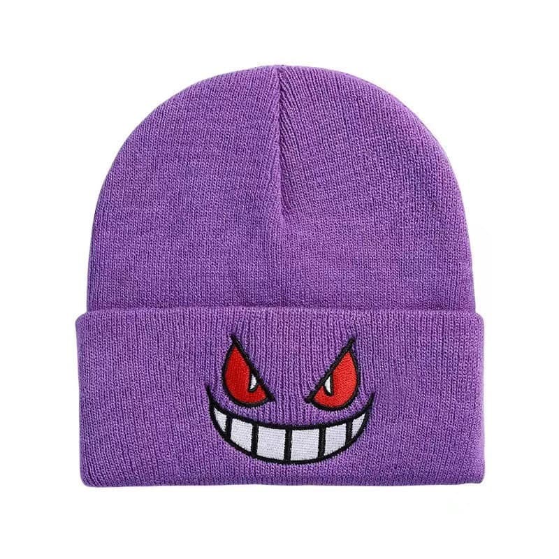 Gorro de Malha Giratório para Patinação de Velocidade para Crianças, Estilo de Anime Americano Moderno, Gorro de Malha d
