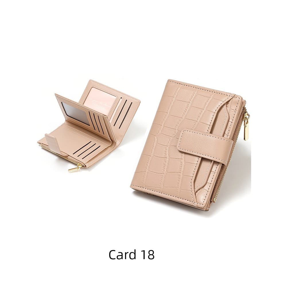 carteira femenina carteira feminina pequena Carteira simples feminina estilo curto grande capacidade Multi-Slot para car