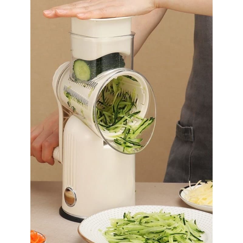 Criativo multifuncional cortador de legumes batata pepino ralador de manivela manual rolo de corte de vegetais ferrament