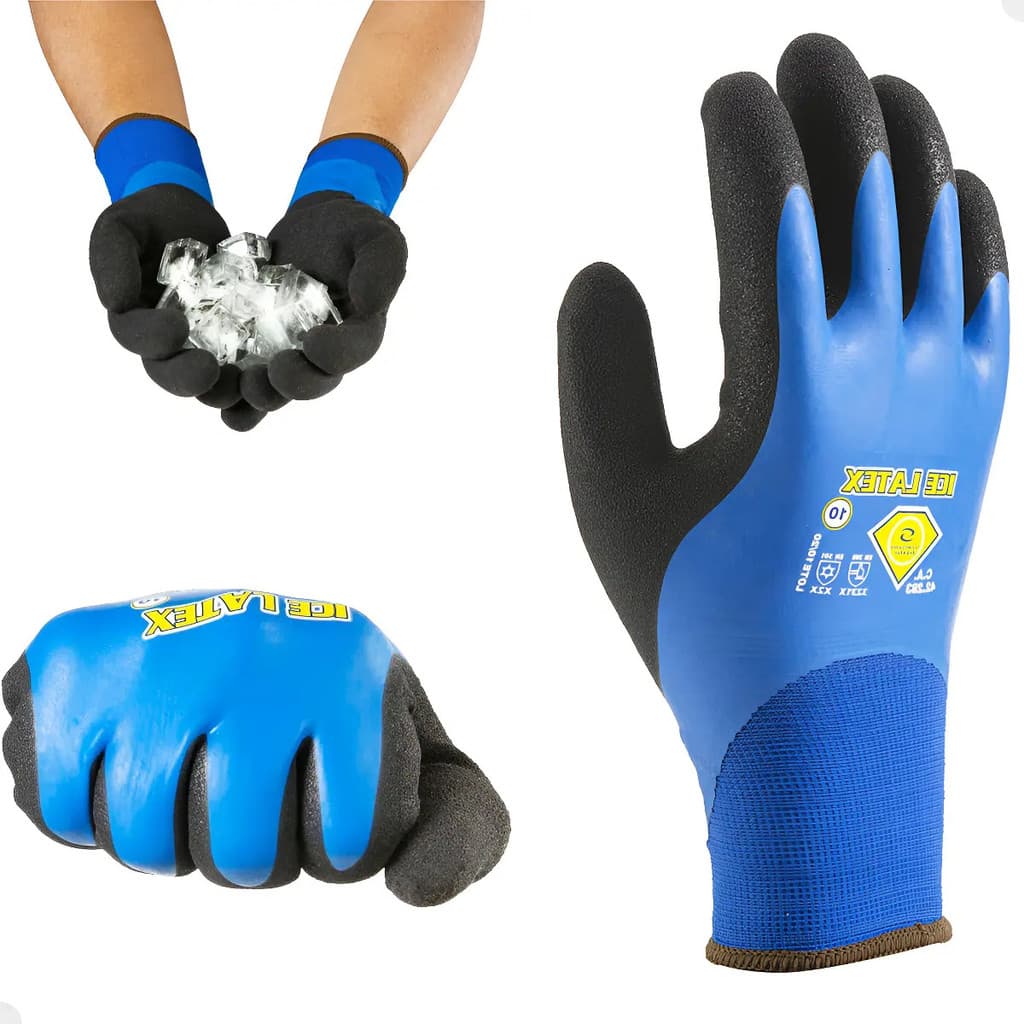 Luva Térmica Super Safety Ice Azul Impermeável -35º Tamanho M Epi