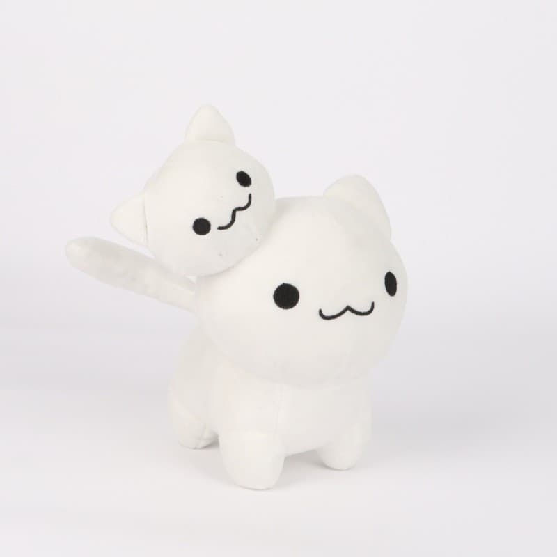 Mewgenics Stacy Plush Fofo Gato Branco Brinquedo De Pelúcia | Presente De Aniversário , Natal , Decoração De Casa