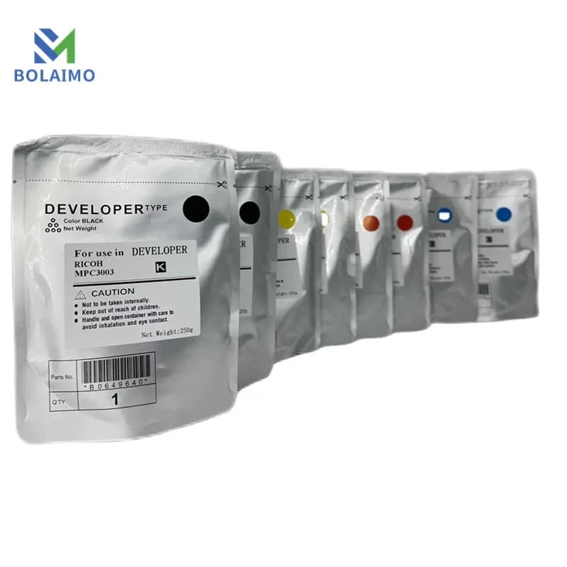 Pó Desenvolvedor MPC3503 , 4 Unidades , Para Ricoh Aficio MPC2003 MPC2503 MPC3003 MPC3503 MPC5503 MPC6003 Compatível De