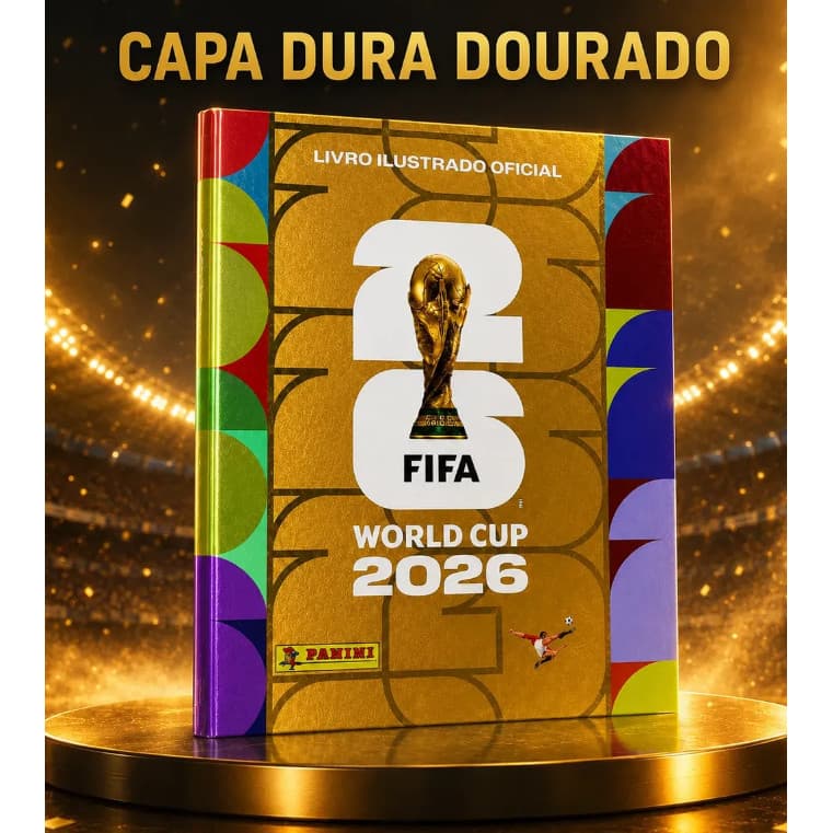 Álbum Copa do Mundo 2026 - Capa Dura - Original Oficial Panini FIFA World cup