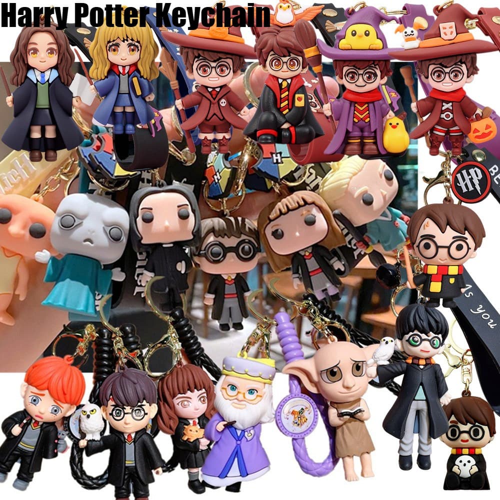 Chaveiro De Desenho Animado Bonito Harry Potter Hermione Ron Malfoy Stitch Para Presentes De Bolsas