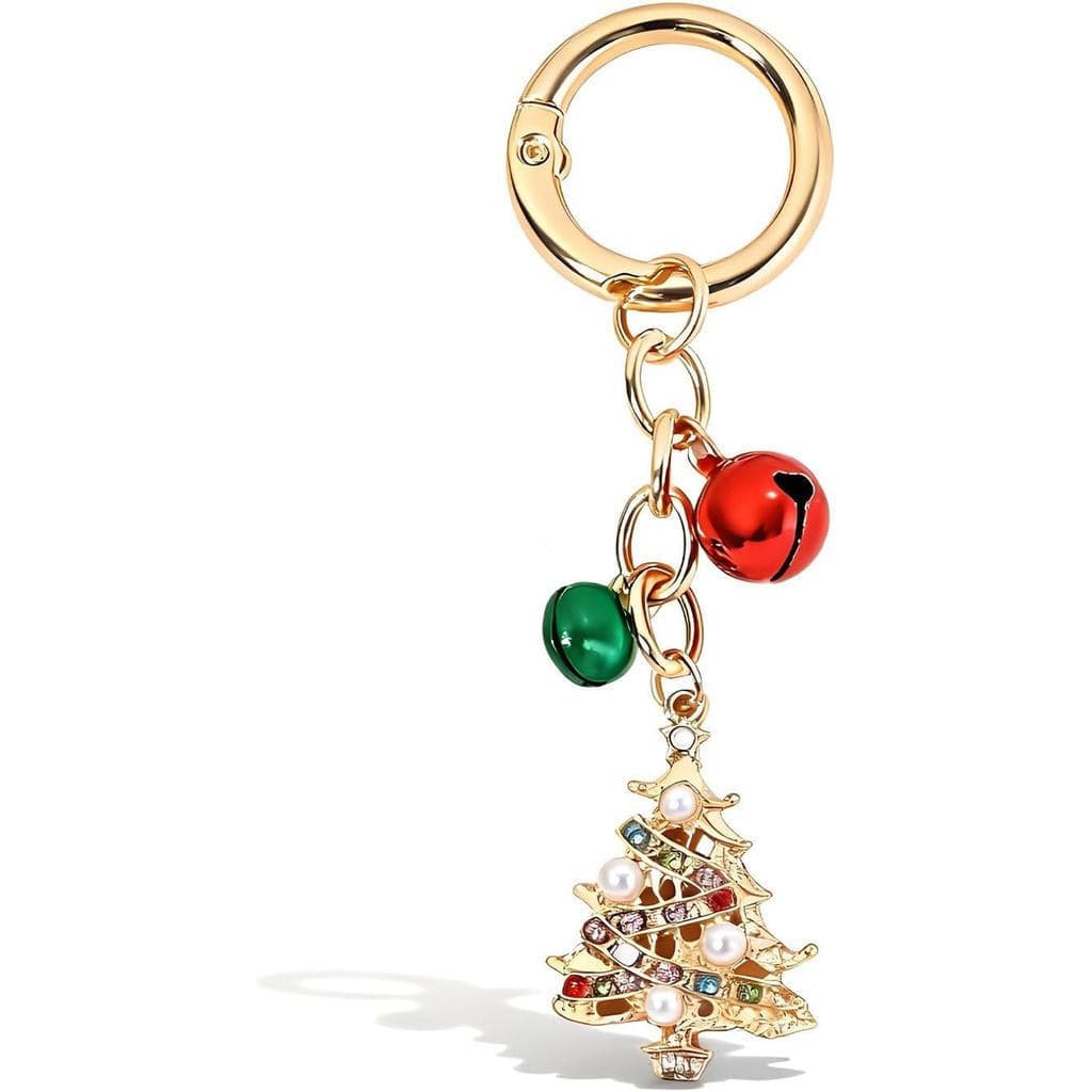 Bling Chaveiro De Natal Brilhante Bolsa Charme Para Bolsas Sacolas Acessório Chaves De Carro Decoração De Férias Present