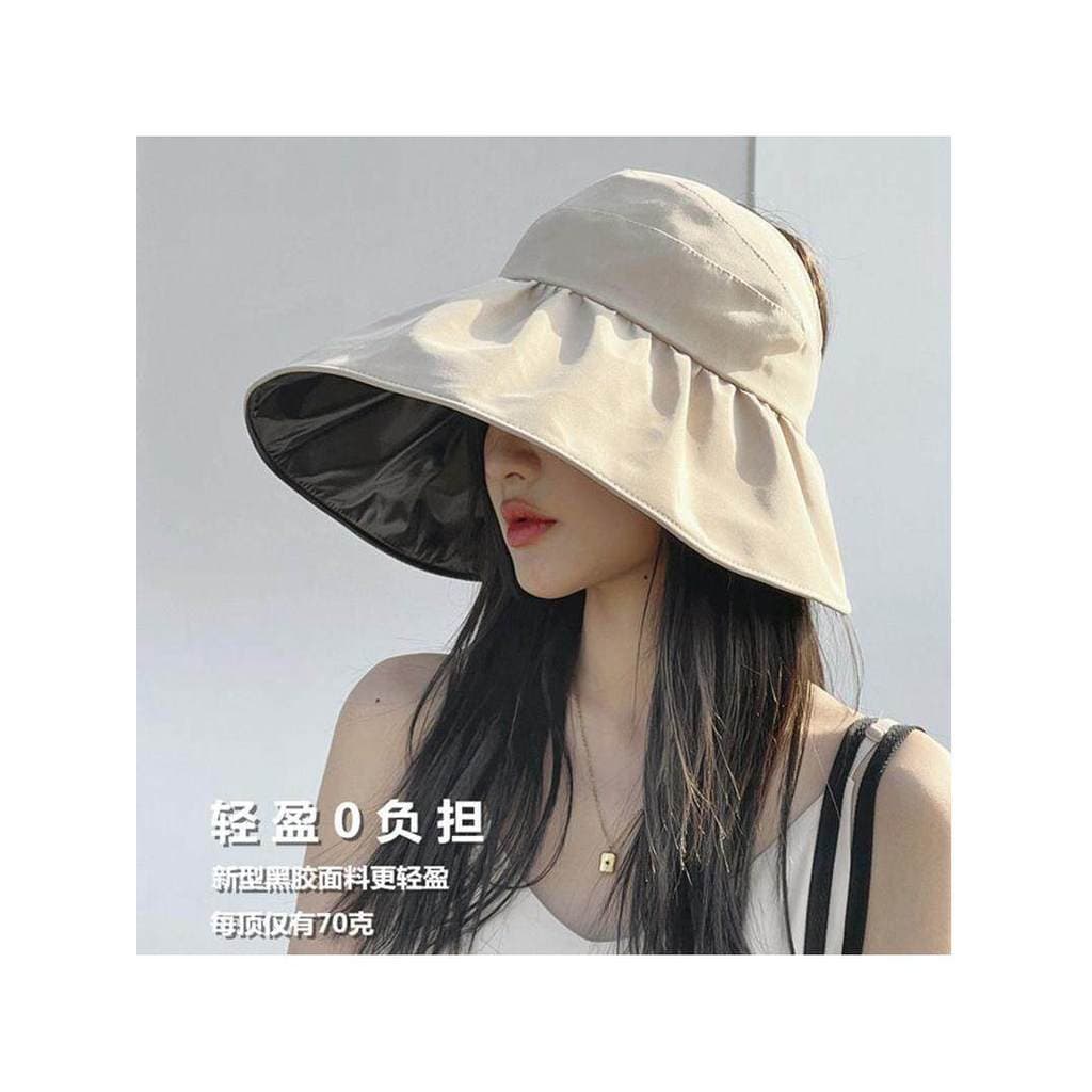 Vinil oco superior pára-sol protetor solar chapéu feminino 2026 novo estilo primavera verão ao ar livre Anti-ultraviolet