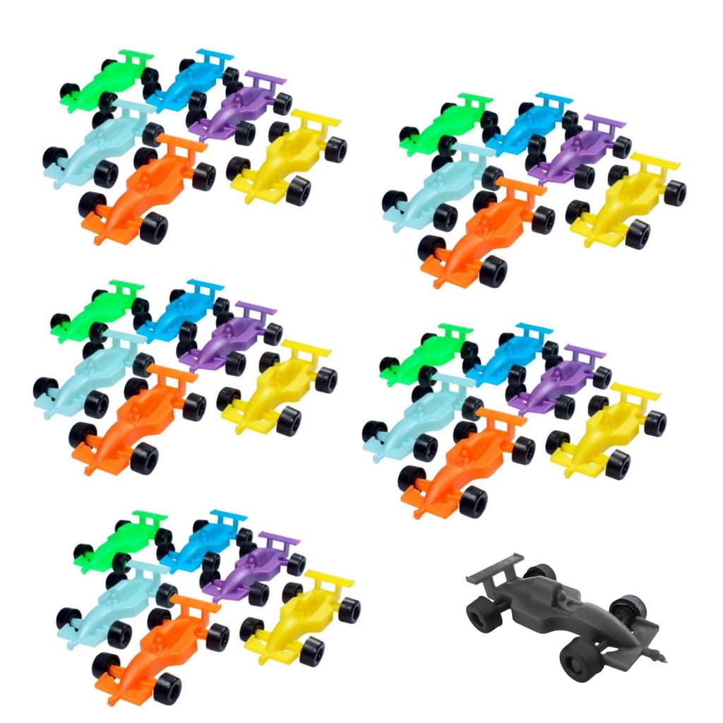Kit 40 Mini Carrinhos Fórmula 1 Festa Infantil Lembrancinha