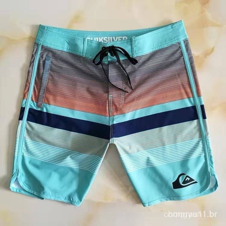 Shorts de Praia Masculinos Quiksilver de Cinco Pontos Tamanho Plus Pele de Pêssego Secagem Rápida Shorts de Surf