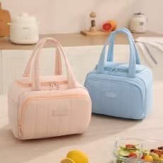 Bolsa Térmica para Almoço, Design Isolado com Múltiplos Bolsos, Impermeável 5WNX