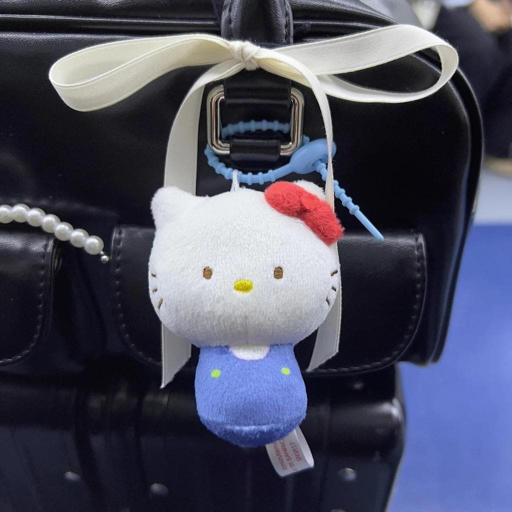 Olá Kitty ervilhas olho pingente de pelúcia tamanho 6cm Super bonito saco de boneca de pelúcia ornamentos presente de an